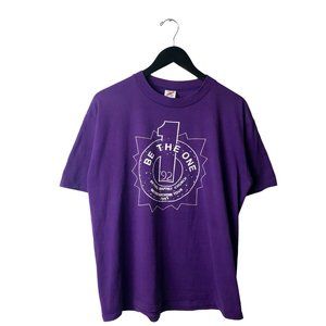 1992 Vintage 90s Be The One Bethel Baptist Church T Shirt Adult Purple XL USA